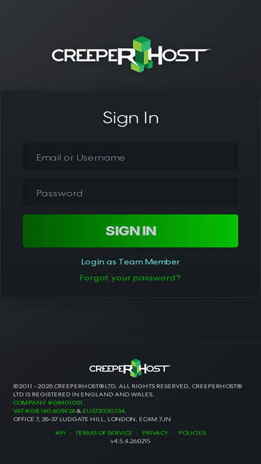creeperpanel.com