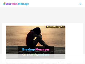 'bestwishmessage.com' screenshot