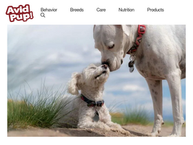 'avidpup.com' screenshot
