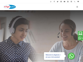 'eagetutor.com' screenshot