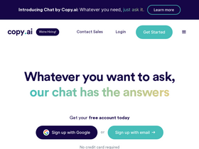Copy.ai - Generate compelling copy that converts with the help of AI-powered Copy.ai