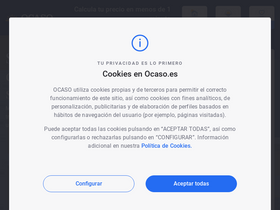 'ocaso.es' screenshot