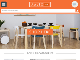 aaltousa.com homepage screenshot