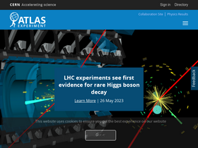 'atlas.cern' screenshot