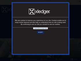 'xledger.net' screenshot