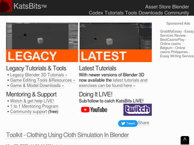 'katsbits.com' screenshot