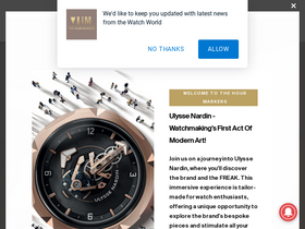 'thehourmarkers.com' screenshot