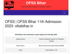 'ofssbihar.info' screenshot