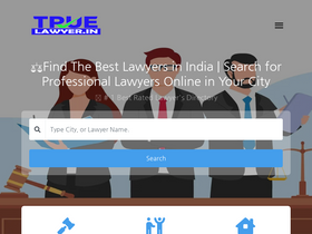 'truelawyer.in' screenshot