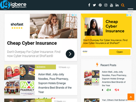 'igberetvnews.com' screenshot