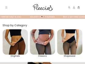 Myfleecies homepage screenshot