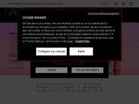 'narscosmetics.co.uk' screenshot