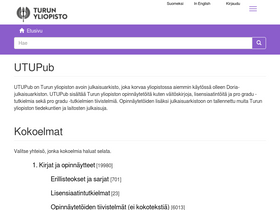 'utupub.fi' screenshot