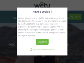 'wetu.com' screenshot