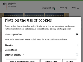 'bmel.de' screenshot