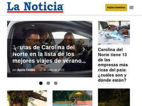 'lanoticia.com' screenshot