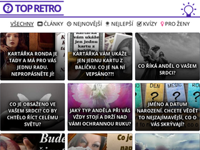 'topretro.cz' screenshot