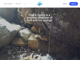 'findaspring.com' screenshot