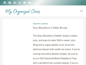 'myorganizedchaos.net' screenshot