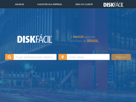 'diskfacil.com.br' screenshot