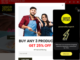 SpiceStoryWorld website screenshot