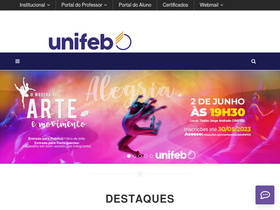 'unifeb.edu.br' screenshot
