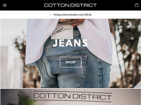 'cottondistrict.nl' screenshot