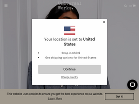 'universalworks.co.uk' screenshot