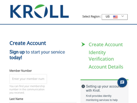 'krollmonitoring.com' screenshot