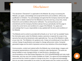 'panchshil.com' screenshot