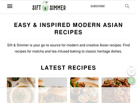 'siftandsimmer.com' screenshot