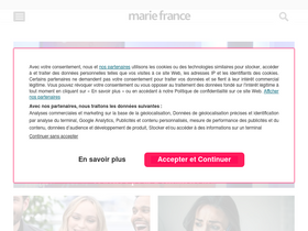 'mariefrance.fr' screenshot