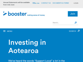 'booster.co.nz' screenshot