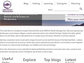 'lakedistrict.gov.uk' screenshot