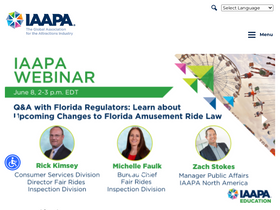 'iaapa.org' screenshot