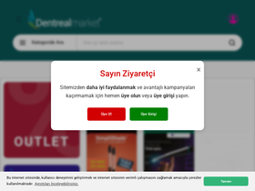 'dentrealmarket.com' screenshot