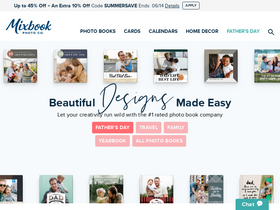 'mixbook.com' screenshot