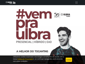 'ulbra-to.br' screenshot
