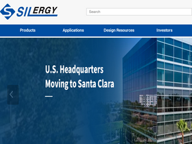 'silergy.com' screenshot