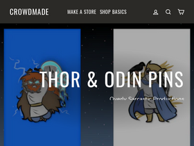 'crowdmade.com' screenshot