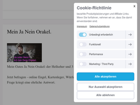 'ja-nein-orakel.com' screenshot