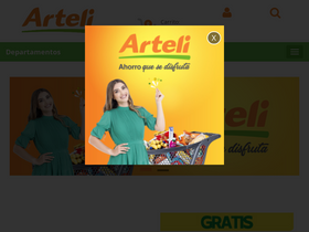 'arteli.com.mx' screenshot