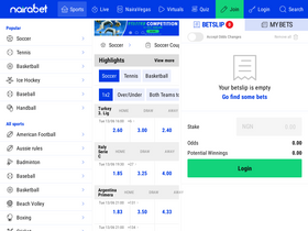 'nairabet.com' screenshot