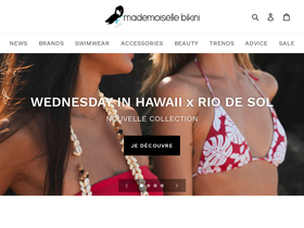 Mademoisellebikini homepage screenshot