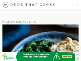 'dudethatcookz.com' screenshot