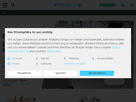 'etc-shop.de' screenshot