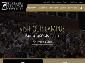 'nebrwesleyan.edu' screenshot