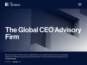'teneo.com' screenshot