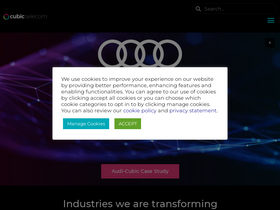 'cubictelecom.com' screenshot