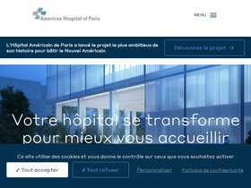 'american-hospital.org' screenshot